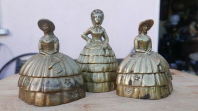 Bells, Victorian time Antique Table Lady bells - Brass 30 each