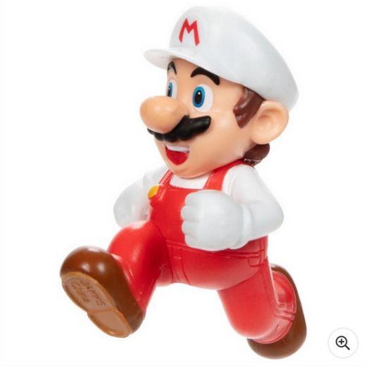 BRAND NEW Super Mario 6cm Fire Running Mario Figure