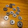 Vintage illustrated buttons, set of 17. Image 3