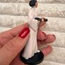 Star Wars Princess Leia Disney Store Cake Topper Action Figure approx. 9 cm. Used Please see photos Image 5