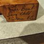 Unique redwood burl hand-crafted clock Wall or Mantel Clock Image 9