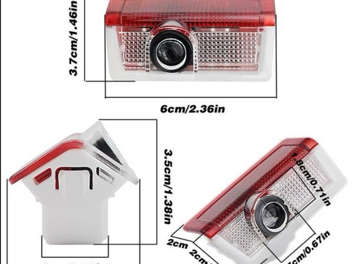 Merecedes 2X Car Door Lights Logo Laser Decor Project Ghost Lamp For Mercedes Benz