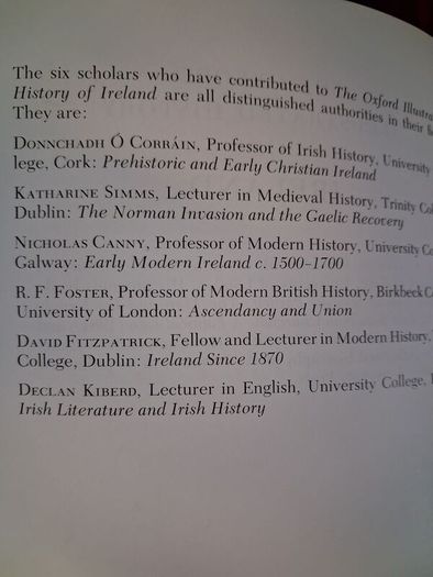 The Oxford Illustrated History of Ireland / 1994