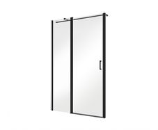 BESCO Walk-In Shower Exo-C Black 120x190cm