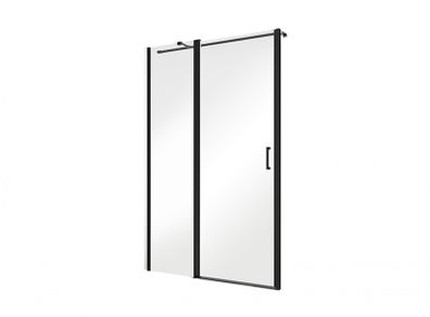 BESCO Walk-In Shower Exo-C Black 120x190cm