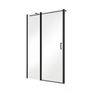 BESCO Walk-In Shower Exo-C Black 120x190cm Image 3