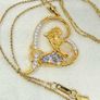 Silver Mermaid in Heart Pendant by Harry Ivens Image 10