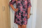 River Island Abstract Print Shift Dress  UK 16  EU 42