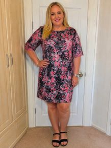 River Island Abstract Print Shift Dress  UK 16  EU 42