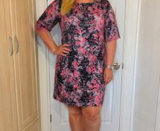 River Island Abstract Print Shift Dress  UK 16  EU 42