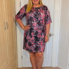 River Island Abstract Print Shift Dress  UK 16  EU 42