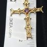 Vintage 9ct yellow gold American cross Image 4