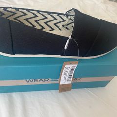 Toms Alpargata Classic black cotton canvas shoes