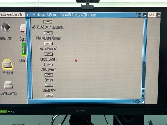 Amiga 1200 with accelerator and accessories