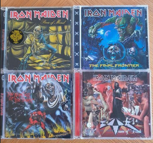 Iron Maiden Cd Lot