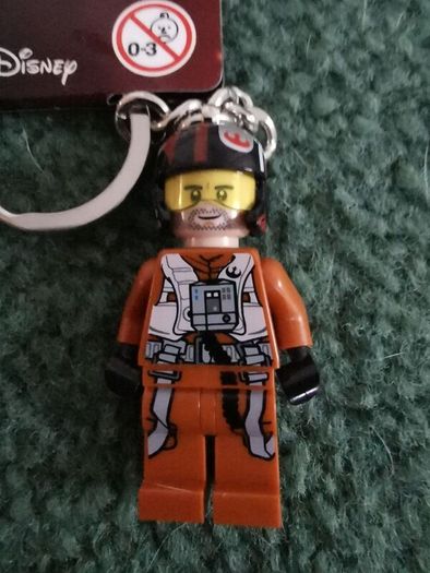 Lego keychain Poe Dameron