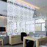 NEW 12Pc/set White Room Divider Screens, Wood-Plastic Hanging Screen Folding Privacy Room Divider Panels, DIY Home Partition Decor 29x29cm Image 8