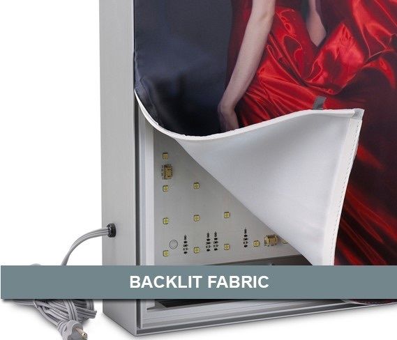 Personalised Mobile Backlit Alternative to the Classic Roll-Up unit