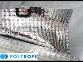 Roof Vapour Barrier Air Tight Insulation Foil Membrane 90gsm Metallized Aluminium 1.5m X 50 meters