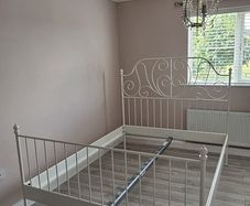 IKEA KING BED FRAME(does not include mattress)