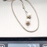 925 Silver Freshwater Pearls Magnolia Slider Necklace Image 10