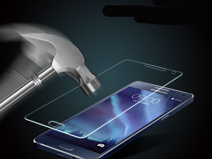 100% Genuine Tempered Glass 9H Screen Protector For Samsung Galaxy A8