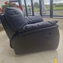 Black Leather 3-Seater Recliner Sofa & 2 Recliner Chairs Image 4