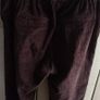 Benetton brown velvet trousers Image 4