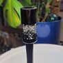 Pair of John Rocha for Waterford Crystal Black Cut Candlesticks - 30cm Image 4