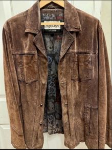 Man's suede leather jacket