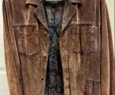 Man's suede leather jacket