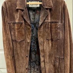 Man's suede leather jacket