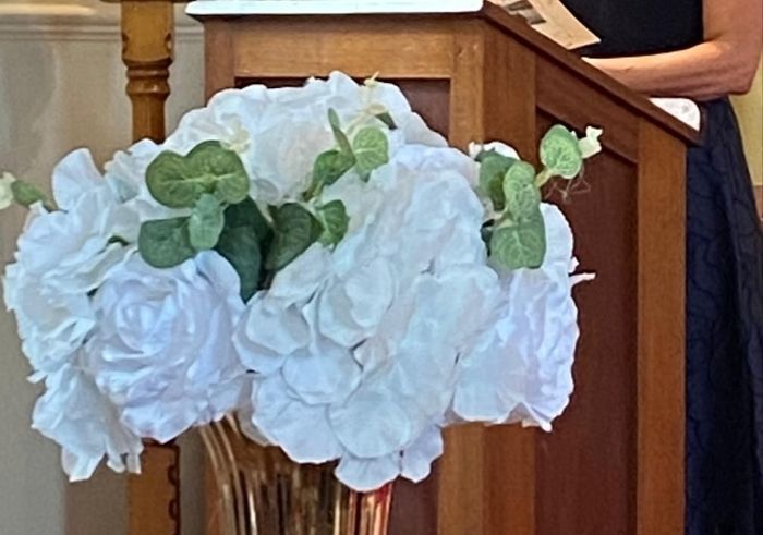 White Rose Flower Centerpieces