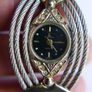 Pretty Vintage Potencial Ladies Quartz Watch With Rhinestone Bracelet Band Works well Image 10