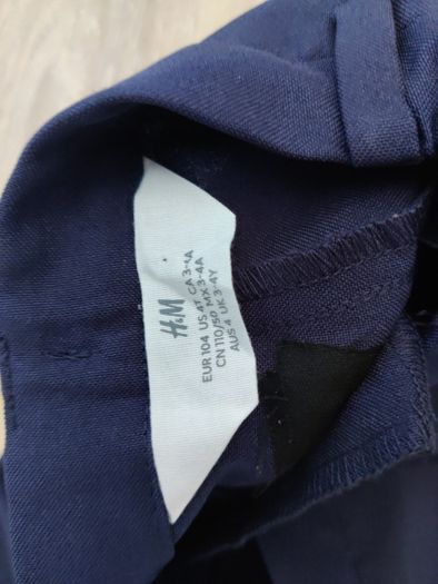 3/4 years old boy H&M blue 3 pieces suit