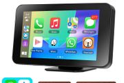 4.7'' Car Monitor EQ FM GPS Smart Screen Player Carplay Android Auto Bluetooth FM Transmission Airplay Android Cast AUX