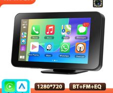 4.7'' Car Monitor EQ FM GPS Smart Screen Player Carplay Android Auto Bluetooth FM Transmission Airplay Android Cast AUX