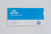 Vintage KLM Royal Dutch Airlines ticket  1994