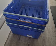 blue crates