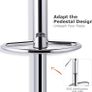Leader Accessories Bar Stools (2/Set) Adjustable Bar Chairs Breakfast Dining Stools for Kitchen Island Counter PU Leather Double Stitching Square Back with decoration (FREE POSTAGE) Image 4