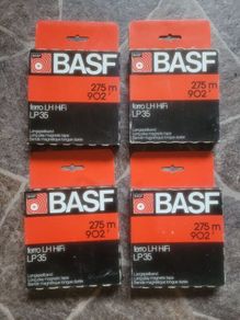 4x Basf Ferro Lh Hifi Lp 35 Tapes