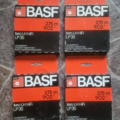 4x Basf Ferro Lh Hifi Lp 35 Tapes