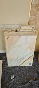 Incredibly beautiful tiger marble tiles