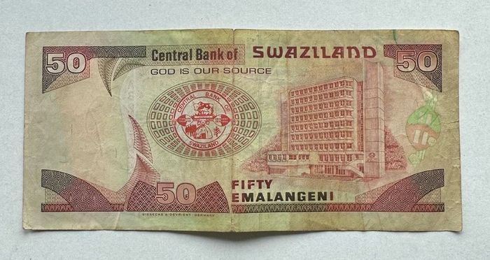 Swaziland 50 Emalangeni 2001 Banknote