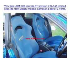 Subaru Impreza seats