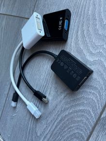 VGA to mini Display Port adapters