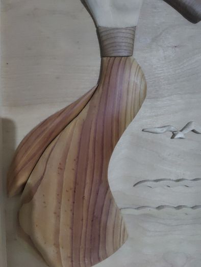 hand crafted wooden wall art
