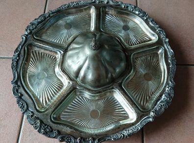 Baroque by Wallace 18" Silver Plate Lazy Susan