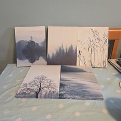 5 set of Canvas prints