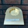 Vintage Solid Brass Desk Clock Image 5